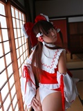 [Cosplay] Reimu Hakurei with dildo and toys - Touhou Project Cosplay(20)